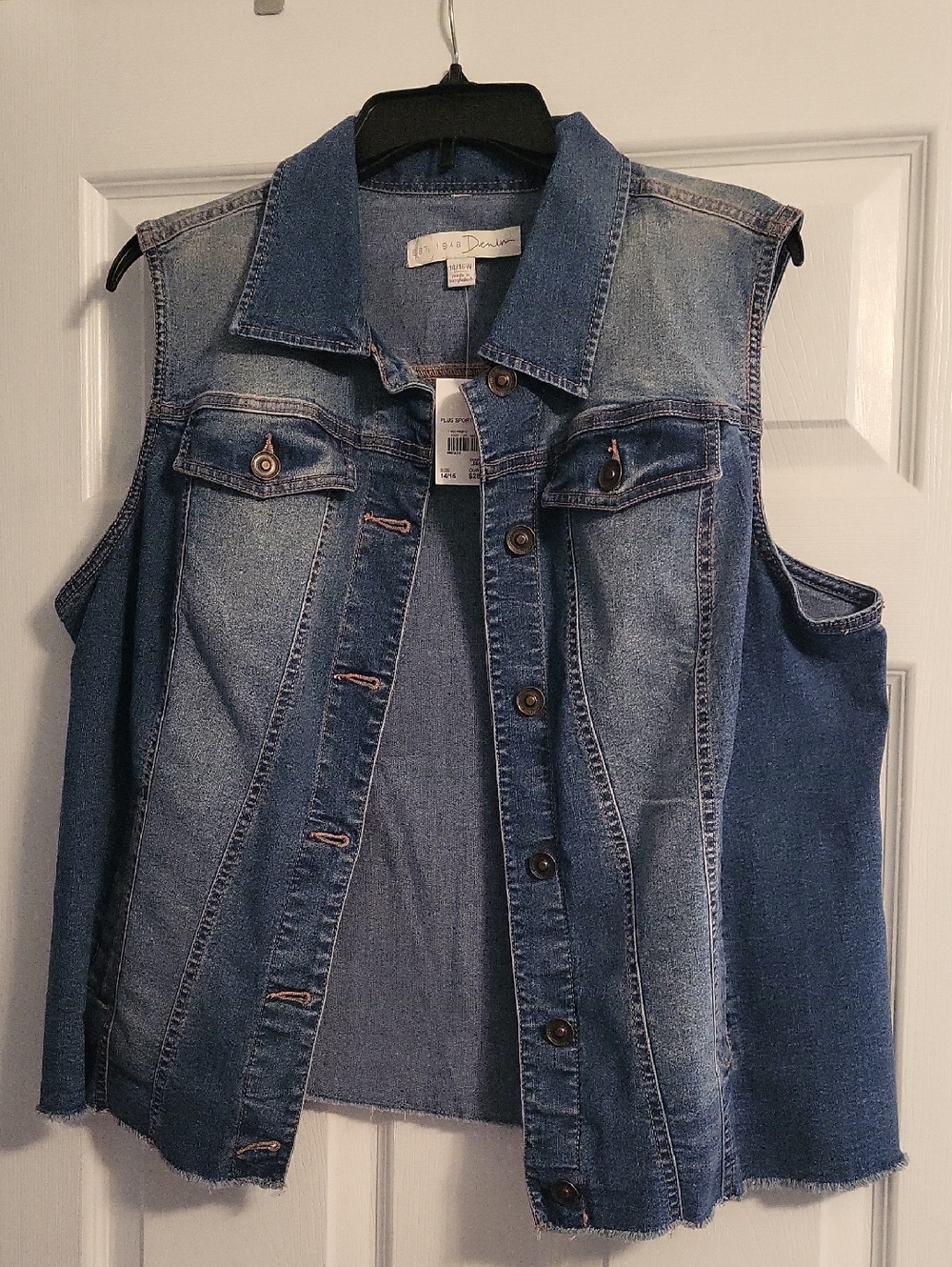 Ladies Denim Vest